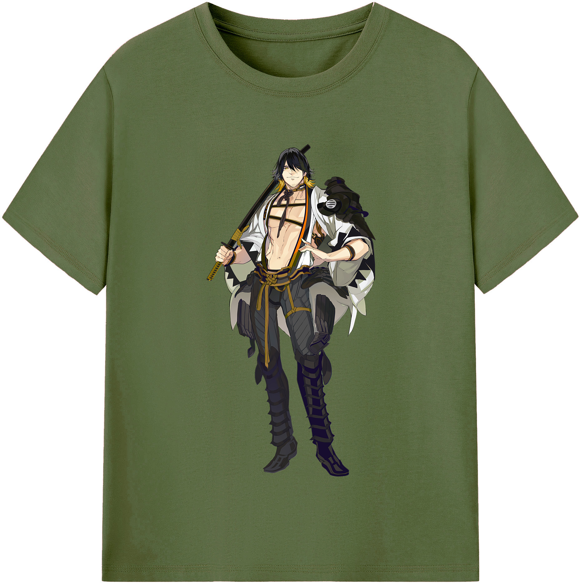 （画像用） 刀剣乱舞 Touken Ranbu 綿100％半袖Tシャツ（フロントプリント）